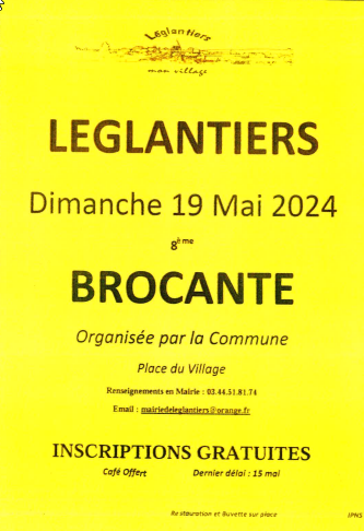 Brocante de Léglantiers