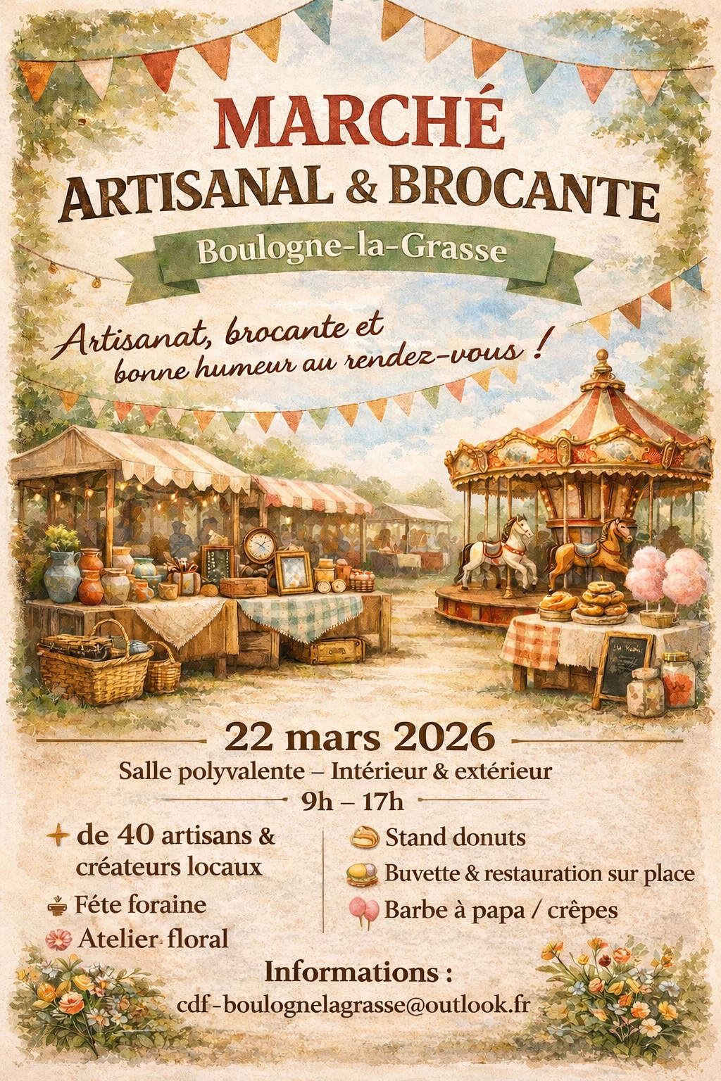 Brocante de Boulogne la Grasse