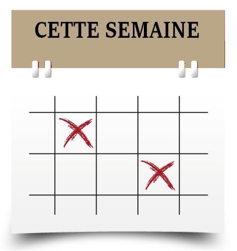 Evénements cette semaine